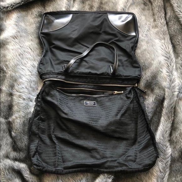 Repop! Super cute and stylish authentic prada black nylon tote! - Picture 2 of 3